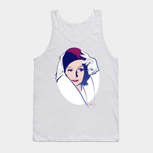 Greta Garbo - An illustration by Paul Cemmick Tank Top